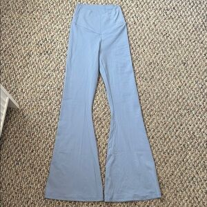 Aerie Light Blue Flare Leg Yoga Pants